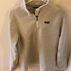 Patagonia XL half-zip cream